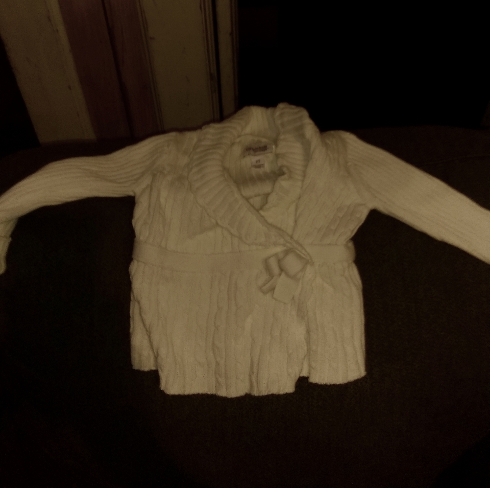 Toddler Girls Cream Sweater
